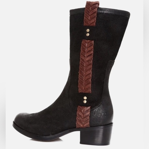 UGG Shoes - Ugg Jaspan leather suede boots brown black winter spring